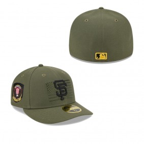 Men's San Francisco Giants Green 2023 Armed Forces Day Low Profile 59FIFTY Fitted Hat