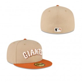 San Francisco Giants Just Caps Beige Camel 59FIFTY Fitted Hat