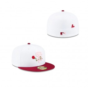 San Francisco Giants Just Caps Rose Flower 59FIFTY Fitted Hat
