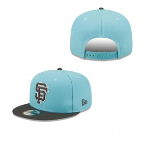 Men's San Francisco Giants Light Blue Charcoal Color Pack Two-Tone 9FIFTY Snapback Hat
