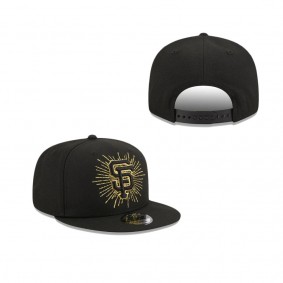 San Francisco Giants Metallic Logo 9FIFTY Snapback Hat