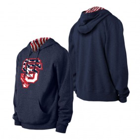 Men's San Francisco Giants Navy 4th of July Stars & Stripes Pullover Hoodie