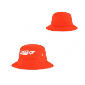 San Francisco Giants Orange 2021 MLB City Connect Team Bucket Hat