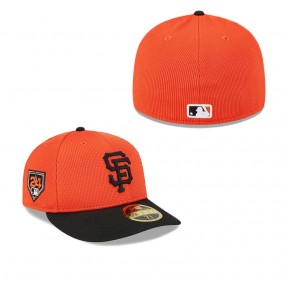 Men's San Francisco Giants Orange Black 2024 Spring Training Low Profile 59FIFTY Fitted Hat