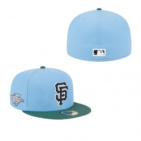 Men's San Francisco Giants Sky Blue Cilantro 2002 World Series 59FIFTY Fitted Hat