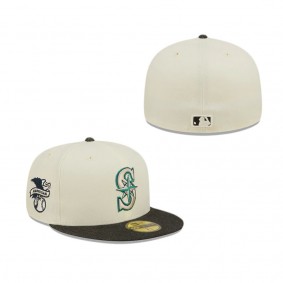Seattle Mariners Black Denim 59FIFTY Fitted Hat