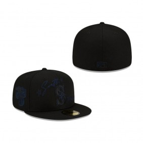 Seattle Mariners Cursive 59FIFTY Fitted Hat