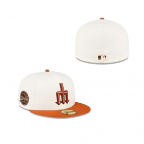 Seattle Mariners Just Caps Rust Orange 59FIFTY Fitted Hat