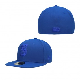 Men's Seattle Mariners Royal Tonal 59FIFTY Fitted Hat