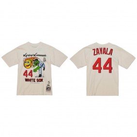 Seby Zavala Chicago White Sox Lyrical Lemonade x M&N Cream T-Shirt