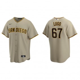 Seth Lugo Men's San Diego Padres Nike Sand Brown Alternate Replica Jersey