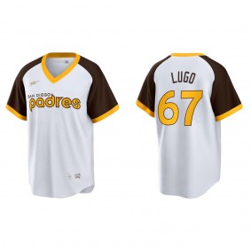 Seth Lugo Men's San Diego Padres Nike White Home Cooperstown Collection Jersey