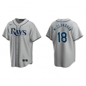 Shane McClanahan Tampa Bay Rays Gray Road Replica Jersey