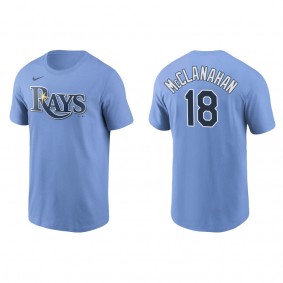 Shane McClanahan Tampa Bay Rays Kevin Kiermaier Light Blue T-Shirt