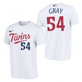 Sonny Gray Minnesota Twins White 2023 Wordmark T-Shirt