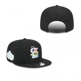 St Louis Cardinals Colorpack Black 9FIFTY Snapback Hat