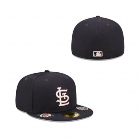 St Louis Cardinals Double Roses Fitted Hat