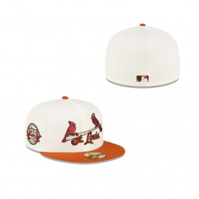 St Louis Cardinals Just Caps Rust Orange 59FIFTY Fitted Hat
