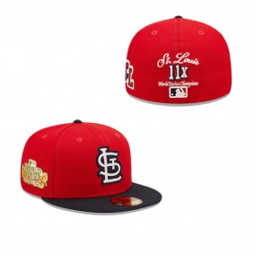 St Louis Cardinals Letterman 59FIFTY Fitted Hat