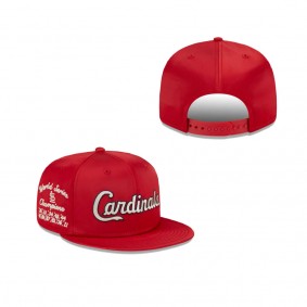 St Louis Cardinals Satin Script 9FIFTY Snapback Hat