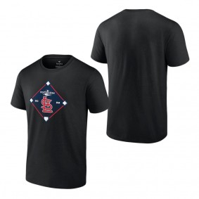 Men's St. Louis Cardinals Black 2022 Postseason T-Shirt