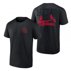Men's St. Louis Cardinals Fanatics Branded Black In It To Win It T-Shirt