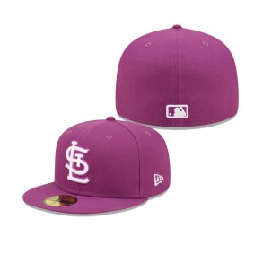 Men's St. Louis Cardinals Grape Logo 59FIFTY Fitted Hat