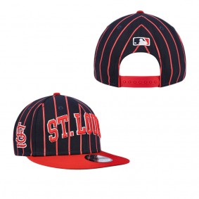 Men's St. Louis Cardinals Navy Red City Arch 9FIFTY Snapback Hat