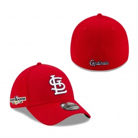 Men's St. Louis Cardinals Red 2022 Postseason Side Patch 39THIRTY Flex Hat