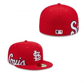 Men's St. Louis Cardinals Red Arch 59FIFTY Fitted Hat