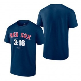 Stone Cold Steve Austin Boston Red Sox Navy 3:16 T-Shirt