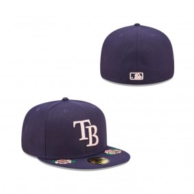 Tampa Bay Rays Double Roses Fitted Hat