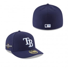 Men's Tampa Bay Rays Navy 2023 Postseason Low Profile 59FIFTY Fitted Hat