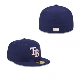 Men's Tampa Bay Rays Navy 2024 Mother's Day On-Field 59FIFTY Fitted Hat