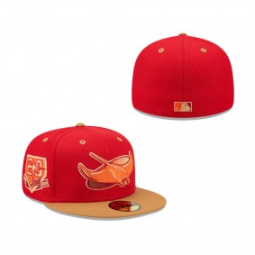 Tampa Bay Rays Red Rock 59FIFTY Fitted Hat