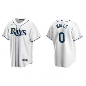 Rays Taylor Walls White Replica Home Jersey