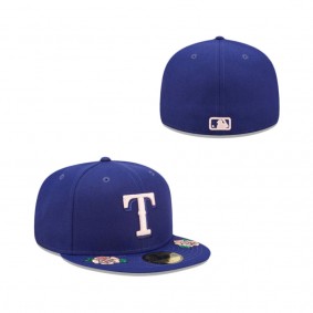Texas Rangers Double Roses Fitted Hat