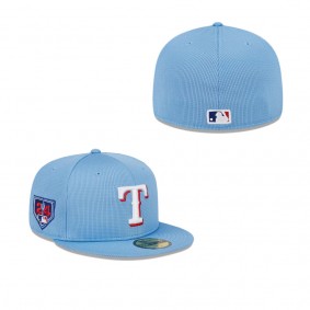 Men's Texas Rangers Light Blue 2024 Spring Training 59FIFTY Fitted Hat