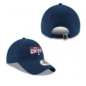 Men's Texas Rangers Navy 2023 American League Champions 9TWENTY Adjustable Hat