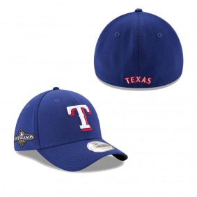 Men's Texas Rangers Royal 2023 Postseason 39THIRTY Flex Hat