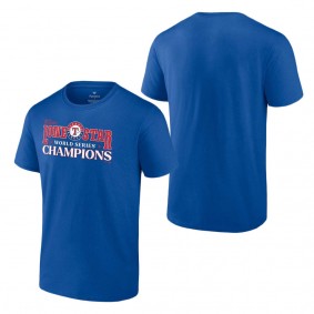 Men's Texas Rangers Fanatics Branded Royal 2023 World Series Champions Hitting Streak T-Shirt