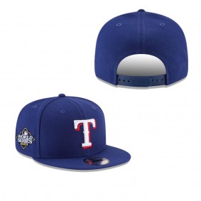 Men's Texas Rangers Royal 2023 World Series Side Patch 9FIFTY Snapback Hat