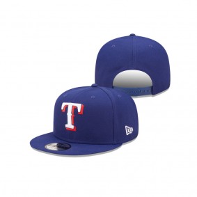 Texas Rangers Royal Primary Logo 9FIFTY Snapback Hat