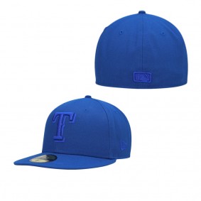 Men's Texas Rangers Royal Tonal 59FIFTY Fitted Hat