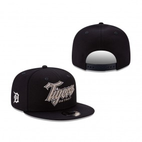 Detroit Tigers New Era Slab 9FIFTY Snapback Hat Navy