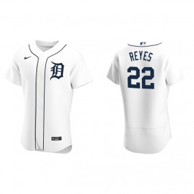 Men's Detroit Tigers Victor Reyes White Authentic Home Jersey