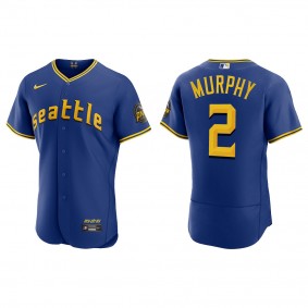 Tom Murphy Seattle Mariners Royal 2023 City Connect Authentic Jersey
