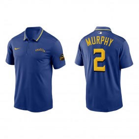 Tom Murphy Seattle Mariners Royal 2023 City Connect Knit Performance Polo