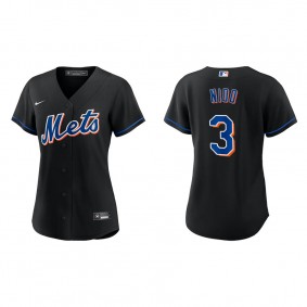 Tomas Nido Women's New York Mets Nike Black Alternate Replica Jersey