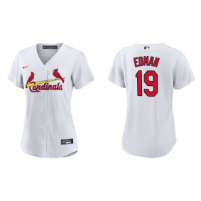 Tommy Edman Women's St. Louis Cardinals White Home Official Replica Jersey